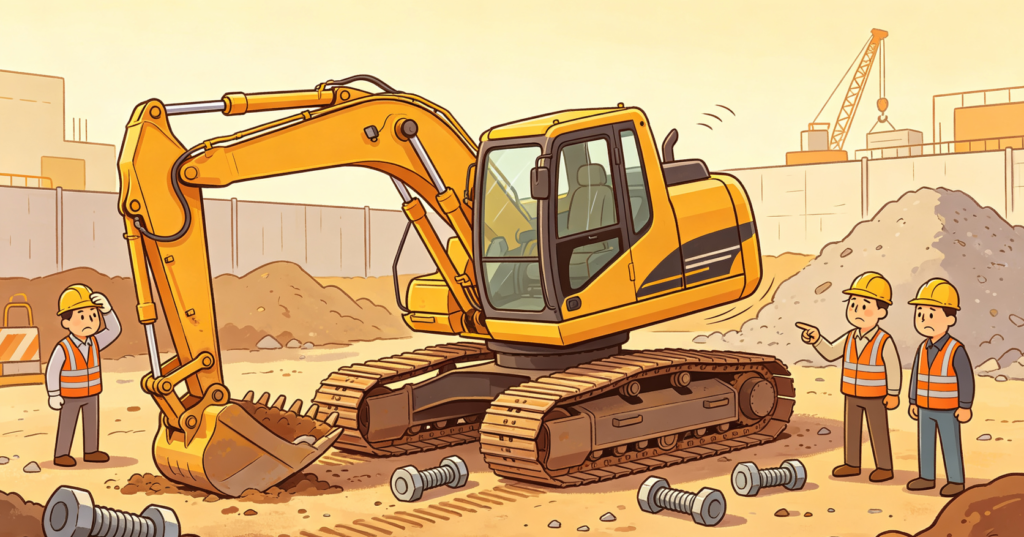 Can An Excavator Unscrew Itself